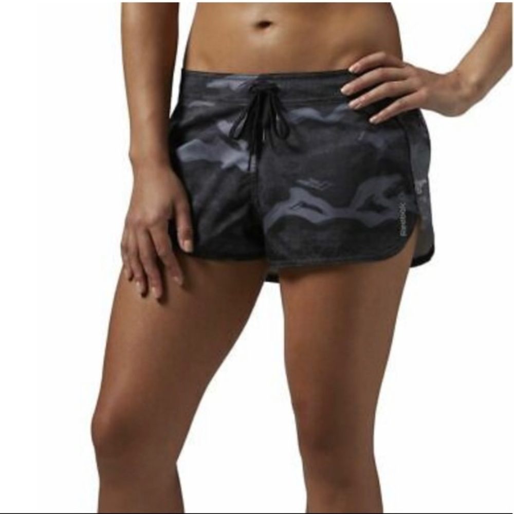 Reebok camo running shorts